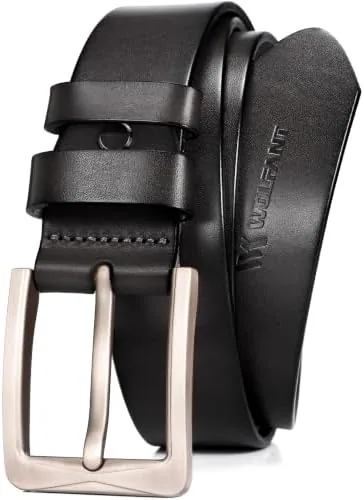 wolfant 15 full grain leather belt for men in gift box100 italian real solid leather